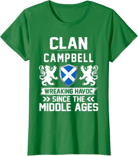Clan CAMPBELL scottish family scotland mothers day fathers T-Shirt