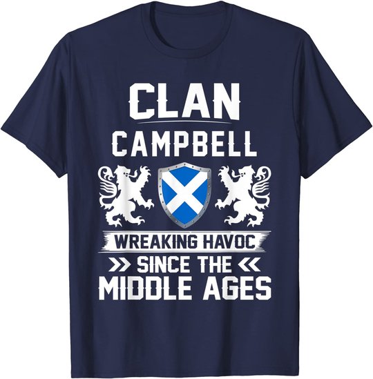 Clan CAMPBELL scottish family scotland mothers day fathers T-Shirt