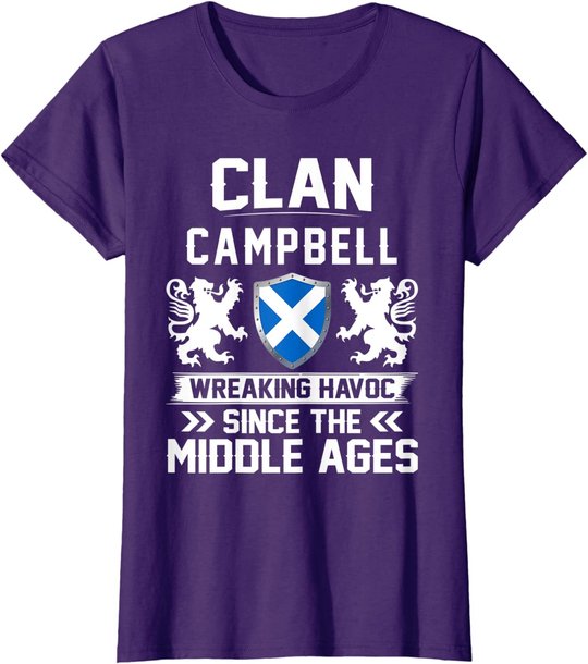 Clan CAMPBELL scottish family scotland mothers day fathers T-Shirt
