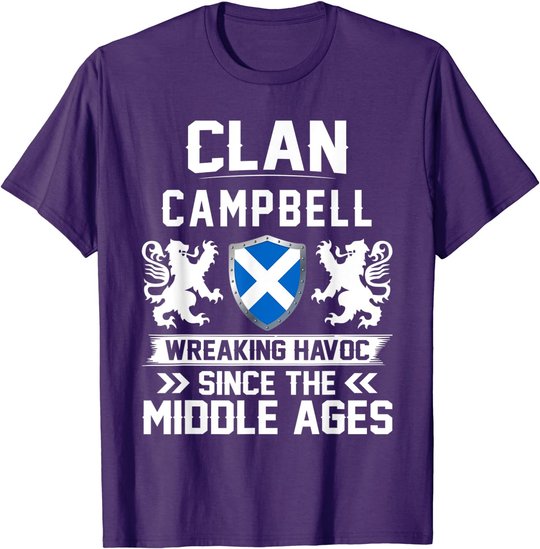 Clan CAMPBELL scottish family scotland mothers day fathers T-Shirt