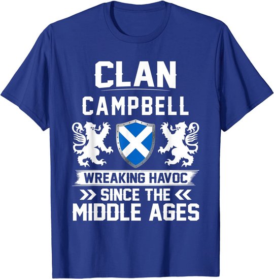 Clan CAMPBELL scottish family scotland mothers day fathers T-Shirt
