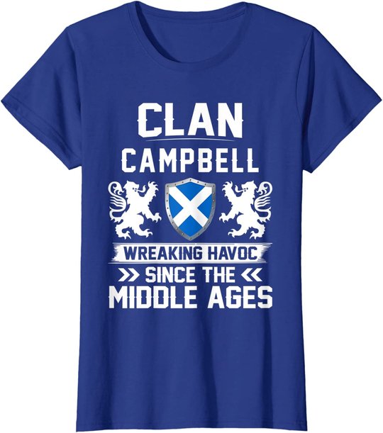 Clan CAMPBELL scottish family scotland mothers day fathers T-Shirt