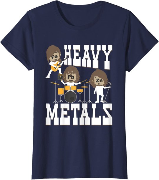 Heavy Metals - Funny Chemistry Humor Science Teacher Pun T-Shirt