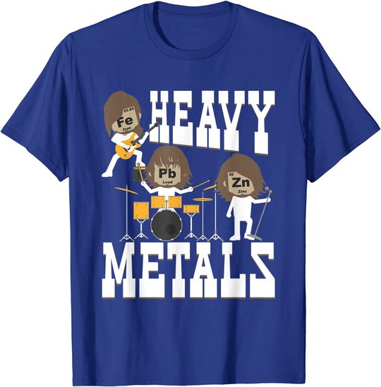 Heavy Metals - Funny Chemistry Humor Science Teacher Pun T-Shirt