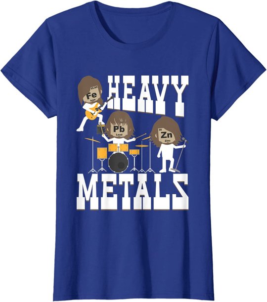 Heavy Metals - Funny Chemistry Humor Science Teacher Pun T-Shirt