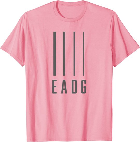 Bass Guitarist / Bass Player Gift - EADG 4 String T-Shirt
