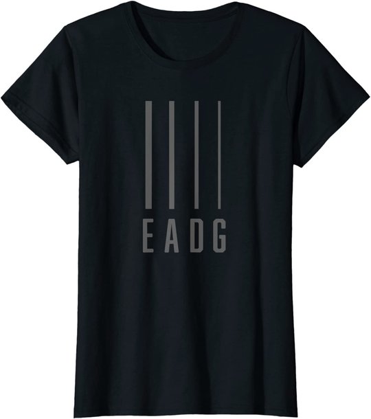 Bass Guitarist / Bass Player Gift - EADG 4 String T-Shirt
