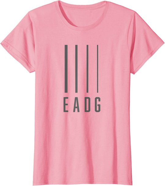 Bass Guitarist / Bass Player Gift - EADG 4 String T-Shirt