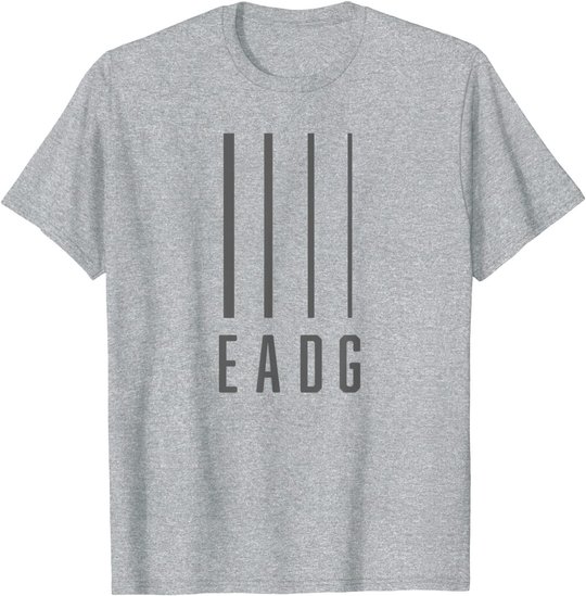 Bass Guitarist / Bass Player Gift - EADG 4 String T-Shirt