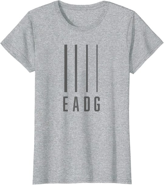 Bass Guitarist / Bass Player Gift - EADG 4 String T-Shirt