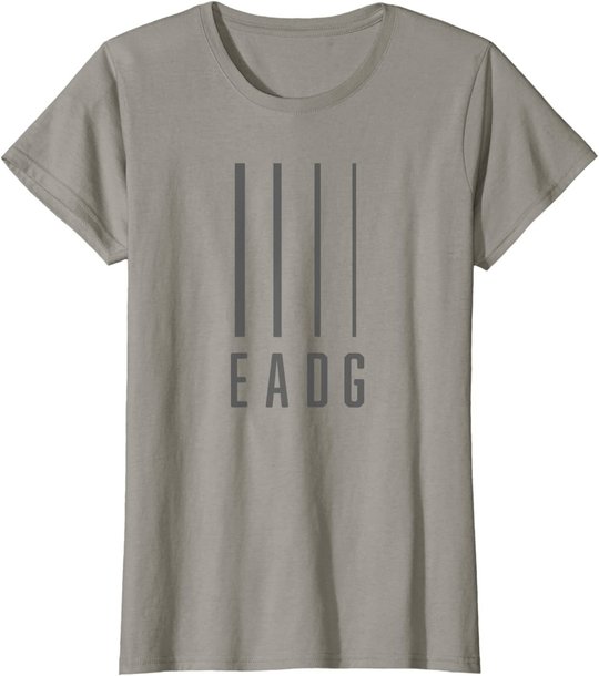 Bass Guitarist / Bass Player Gift - EADG 4 String T-Shirt