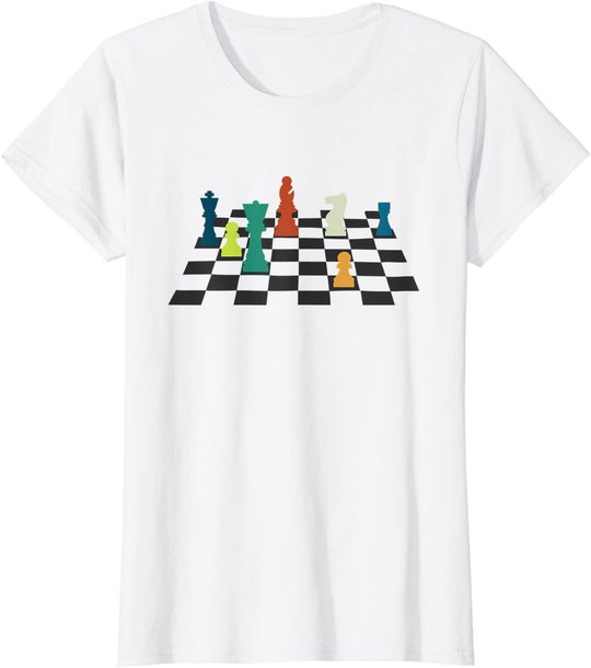 Checkmate Chess Grandmaster Knight Rook King Chess Player T-Shirt