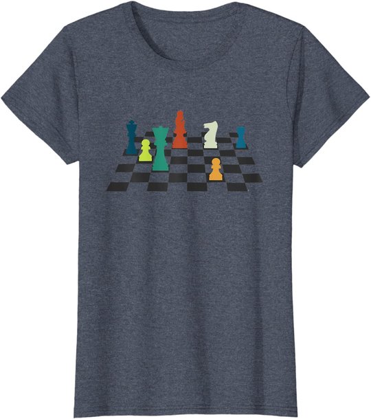 Checkmate Chess Grandmaster Knight Rook King Chess Player T-Shirt