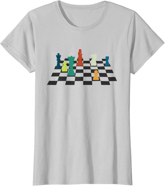 Checkmate Chess Grandmaster Knight Rook King Chess Player T-Shirt