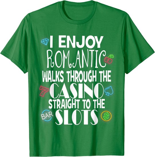 Funny Slot Machine Casino Gambling Vegas Lovers Gift Idea T-Shirt