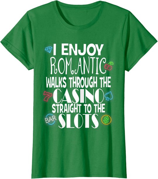 Funny Slot Machine Casino Gambling Vegas Lovers Gift Idea T-Shirt