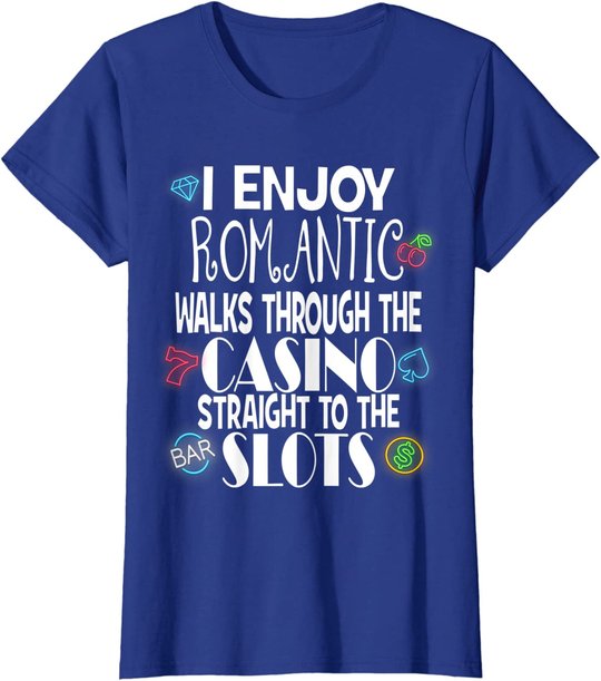 Funny Slot Machine Casino Gambling Vegas Lovers Gift Idea T-Shirt