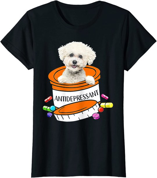 Bichon Frise Antidepressant T-Shirt