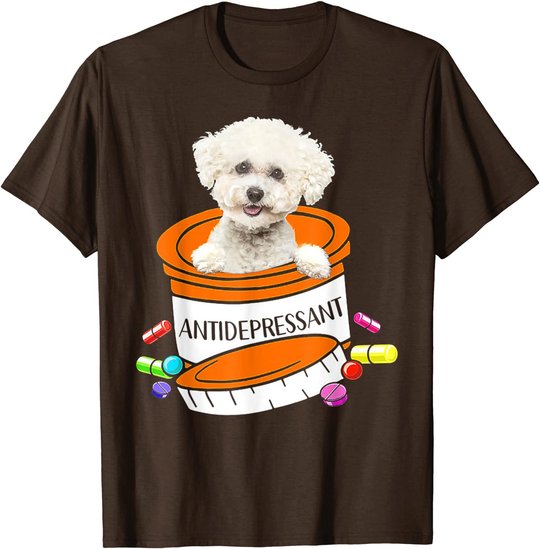 Bichon Frise Antidepressant T-Shirt