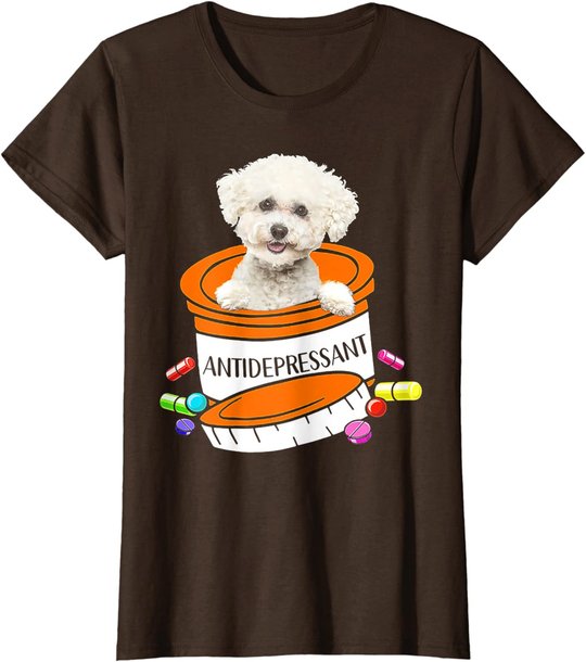 Bichon Frise Antidepressant T-Shirt