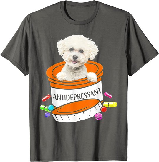 Bichon Frise Antidepressant T-Shirt