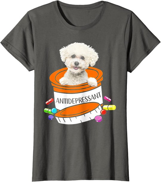 Bichon Frise Antidepressant T-Shirt