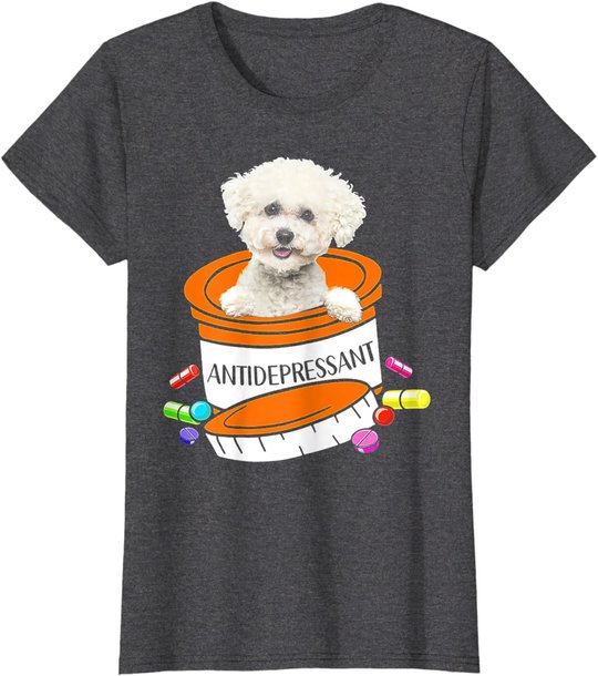 Bichon Frise Antidepressant T-Shirt