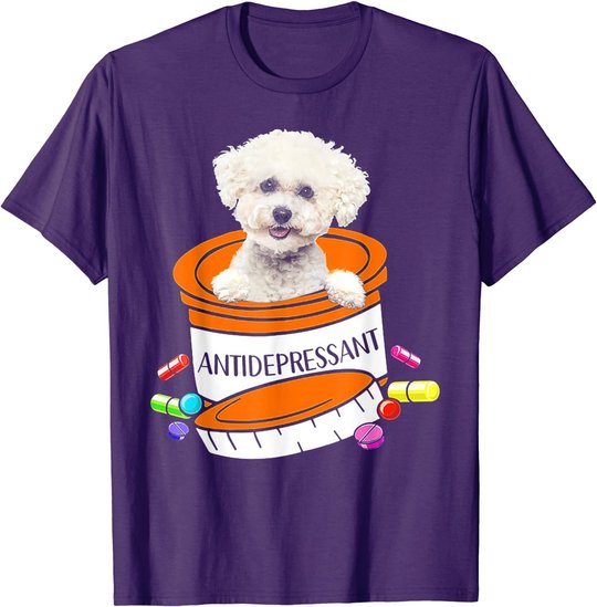 Bichon Frise Antidepressant T-Shirt