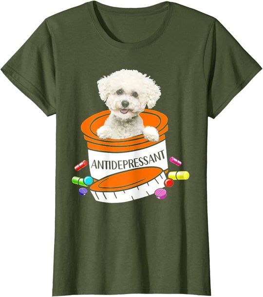 Bichon Frise Antidepressant T-Shirt