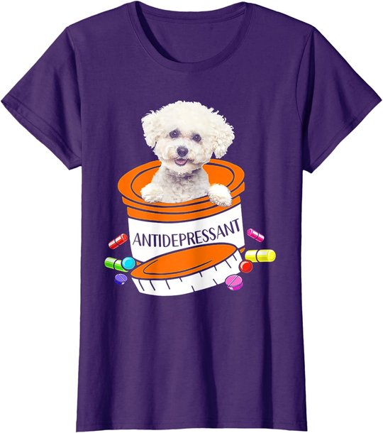 Bichon Frise Antidepressant T-Shirt