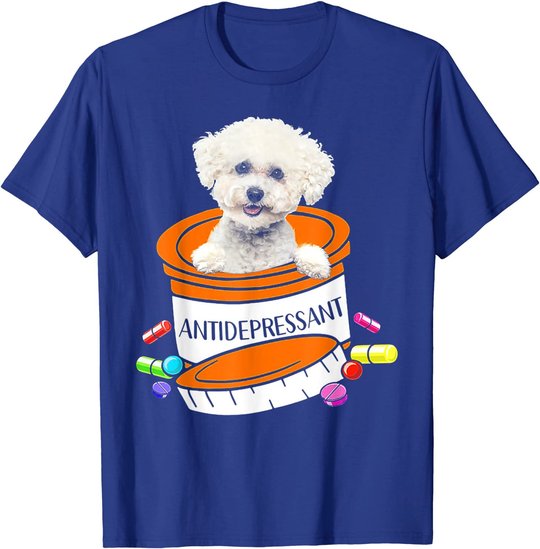 Bichon Frise Antidepressant T-Shirt