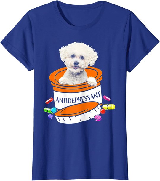 Bichon Frise Antidepressant T-Shirt