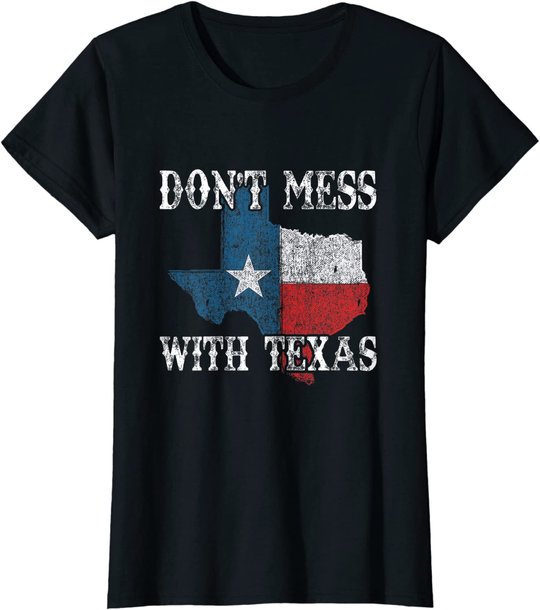 Don't Mess With Vintage Texas Longhorn Lone Star State T-Shirt