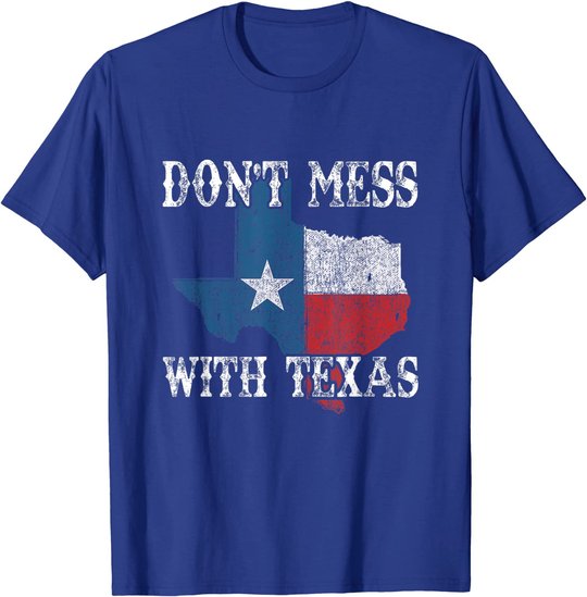 Don't Mess With Vintage Texas Longhorn Lone Star State T-Shirt