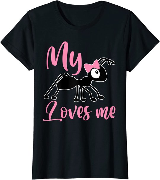 Ant Design My Aunt Loves me Family Gifts for Nephew & Niece T-Shirt