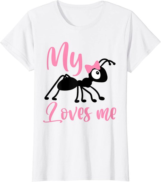 Ant Design My Aunt Loves me Family Gifts for Nephew & Niece T-Shirt