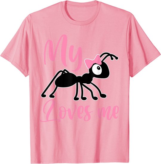 Ant Design My Aunt Loves me Family Gifts for Nephew & Niece T-Shirt