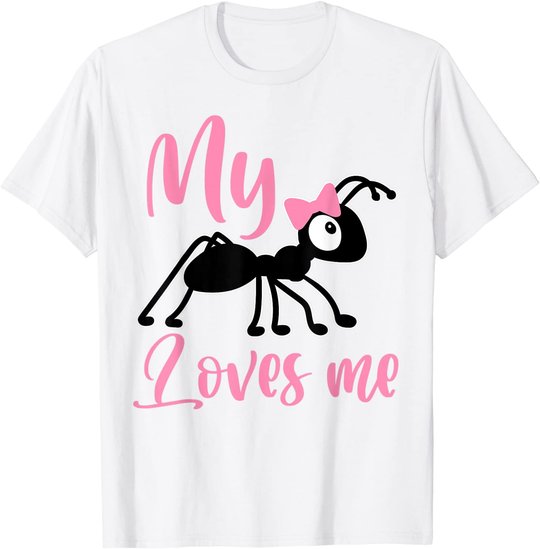 Ant Design My Aunt Loves me Family Gifts for Nephew & Niece T-Shirt