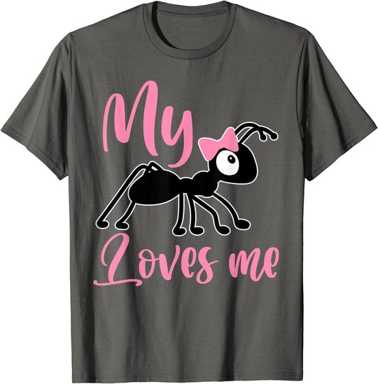 Ant Design My Aunt Loves me Family Gifts for Nephew & Niece T-Shirt