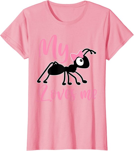 Ant Design My Aunt Loves me Family Gifts for Nephew & Niece T-Shirt