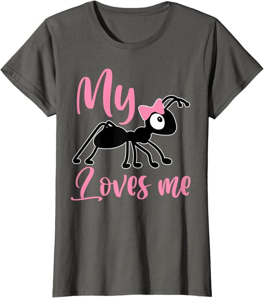 Ant Design My Aunt Loves me Family Gifts for Nephew & Niece T-Shirt