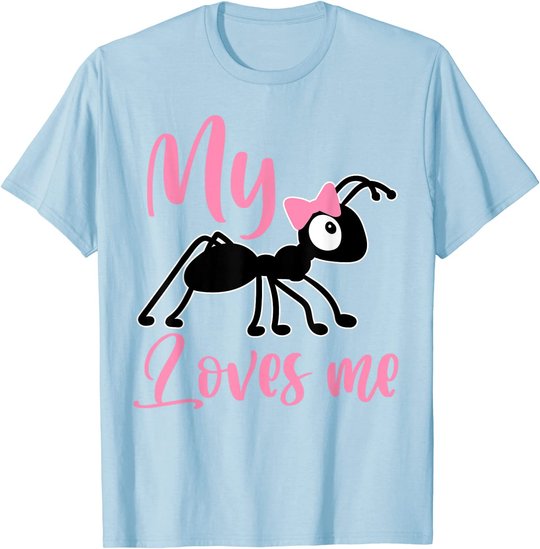 Ant Design My Aunt Loves me Family Gifts for Nephew & Niece T-Shirt