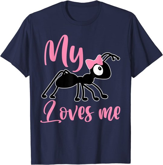 Ant Design My Aunt Loves me Family Gifts for Nephew & Niece T-Shirt