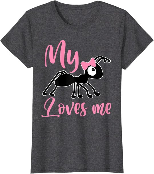Ant Design My Aunt Loves me Family Gifts for Nephew & Niece T-Shirt