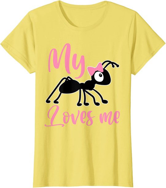 Ant Design My Aunt Loves me Family Gifts for Nephew & Niece T-Shirt
