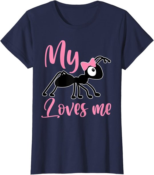 Ant Design My Aunt Loves me Family Gifts for Nephew & Niece T-Shirt