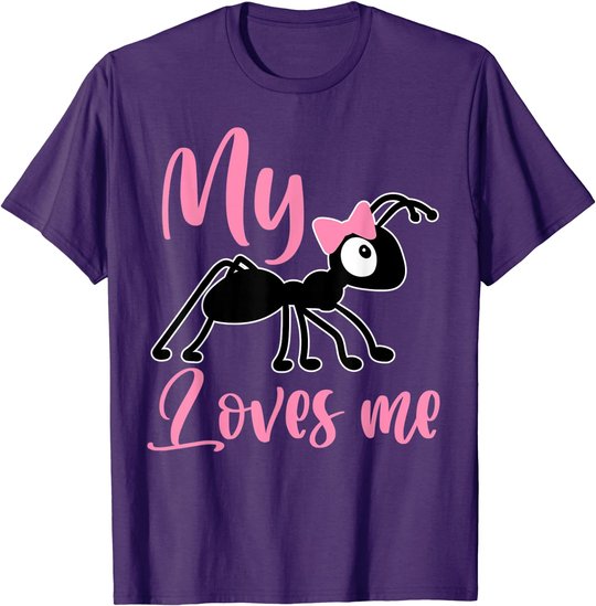 Ant Design My Aunt Loves me Family Gifts for Nephew & Niece T-Shirt