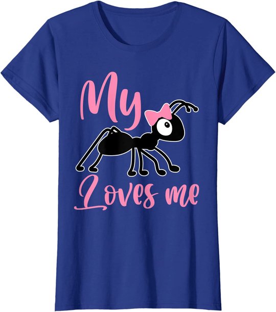 Ant Design My Aunt Loves me Family Gifts for Nephew & Niece T-Shirt