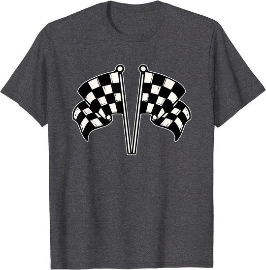 Car Racing Checkered Flag T-Shirt