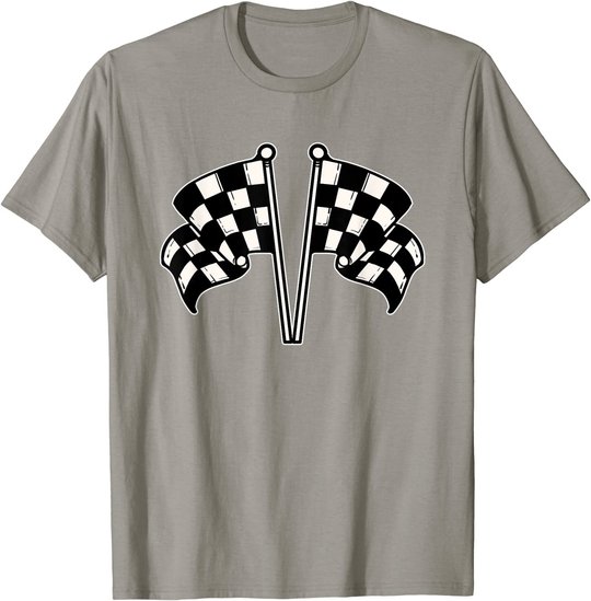 Car Racing Checkered Flag T-Shirt